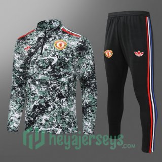 Tracksuit Manchester United Kids Green 2024/2025