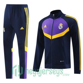 Training Jacket Real Madrid Blue Royal Purple 2024/2025
