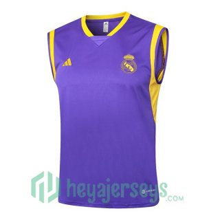 Soccer Vest Real Madrid Purple 2024/2025