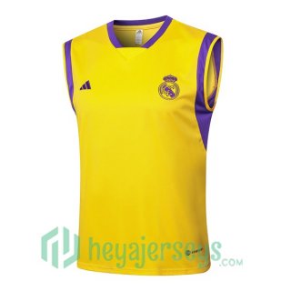 Soccer Vest Real Madrid Yellow 2024/2025