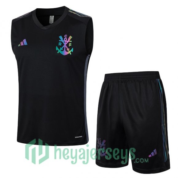 Soccer Vest Flamengo + Shorts Black 2024/2025