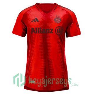 Bayern Munich Women Home Soccer Jerseys Red 2024/2025
