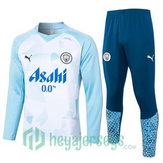 Tracksuit Manchester City White Blue 2024/2025