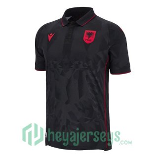 Albania Third Soccer Jerseys Black 2023/2024