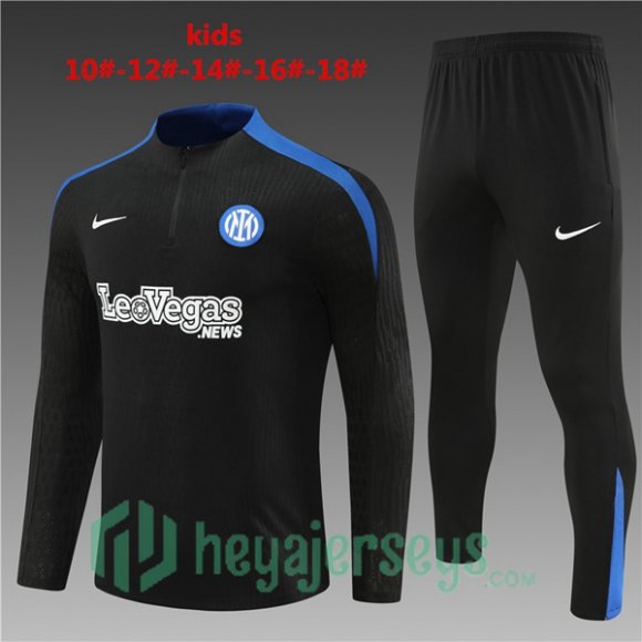 Tracksuit Inter Milan Kids Black 2024/2025