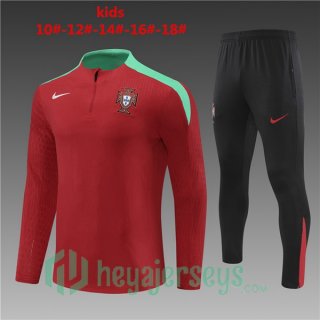 Tracksuit Portugal Kids Red 2024/2025