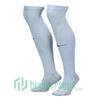 Portugal Away Soccer Socks Blue 2024/2025