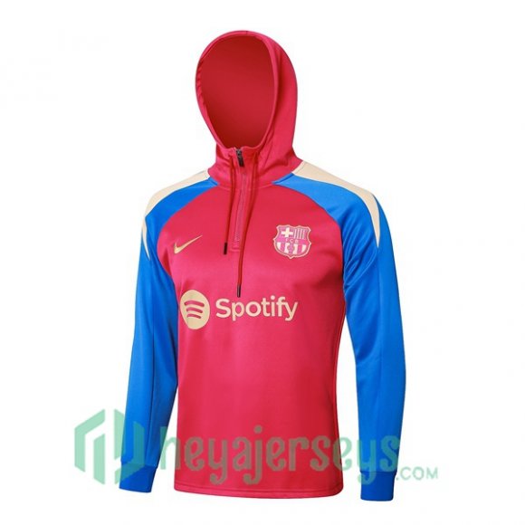 Hooded Sweatshirt FC Barcelona Red 2024/2025