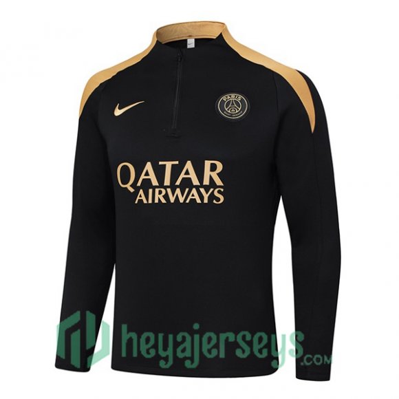 Training Sweatshirt Paris Saint Germain Black 2024/2025