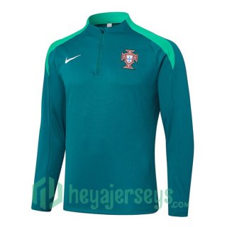Training Sweatshirt Portugal Green 2024/2025