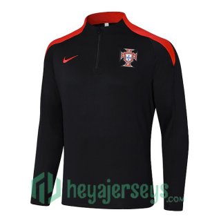 Training Sweatshirt Portugal Black 2024/2025