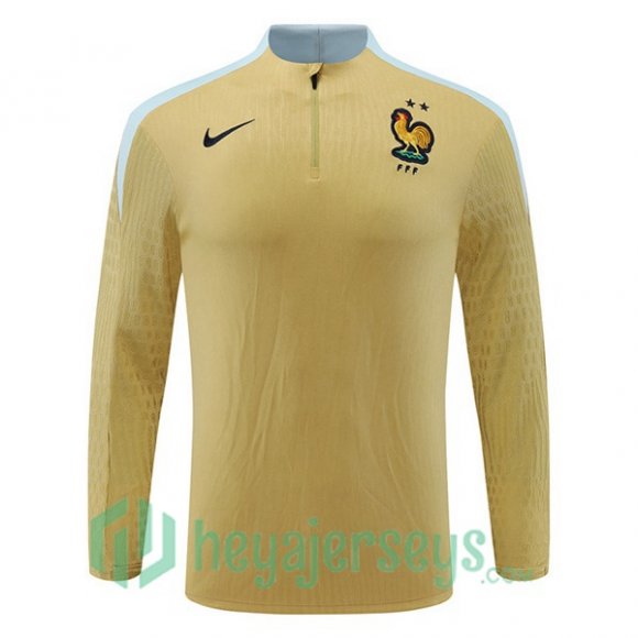 Training Sweatshirt France Yellow 2024/2025