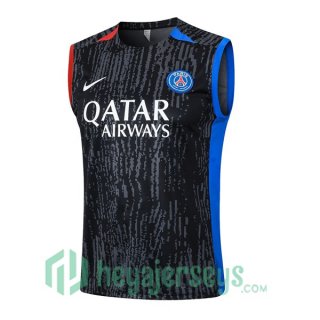 Soccer Vest Paris Saint Germain Black 2024/2025