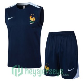 Soccer Vest France + Shorts Blue Royal 2024/2025