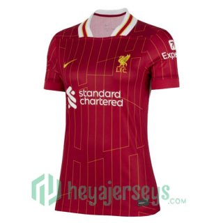 FC Liverpool Women Home Soccer Jerseys Red 2024/2025