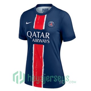 Paris Saint Germain Women Home Soccer Jerseys Blue Royal 2024/2025