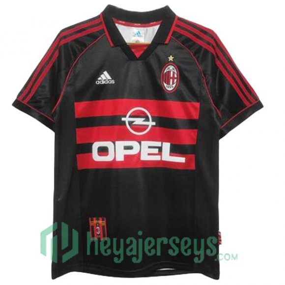 AC Milan Retro Third Black Red 1998-1999