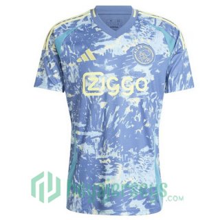 AFC Ajax Away Soccer Jerseys Blue 2024-2025