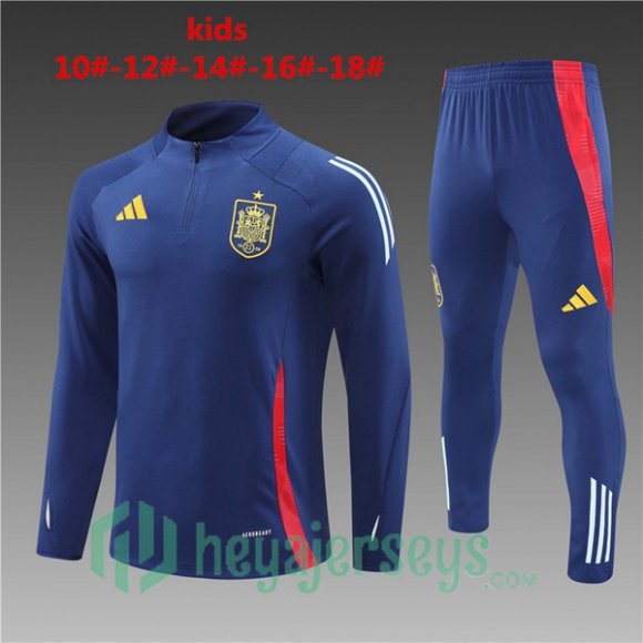 Tracksuit Spain Kids Blue 2024-2025