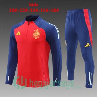 Tracksuit Spain Kids Red 2024-2025