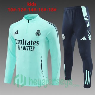 Tracksuit Real Madrid Kids Green 2024-2025