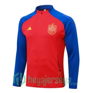 Training Sweatshirt Spain Red Blue 2024-2025