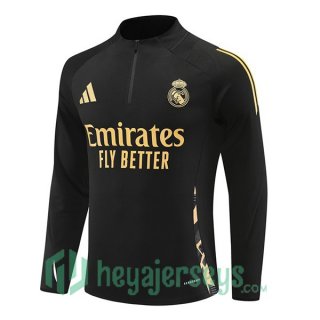 Training Sweatshirt Real Madrid Black 2024-2025