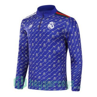 Training Sweatshirt Real Madrid Blue 2024-2025