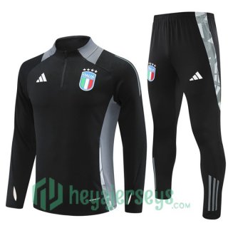 Tracksuit Italy Black 2024-2025