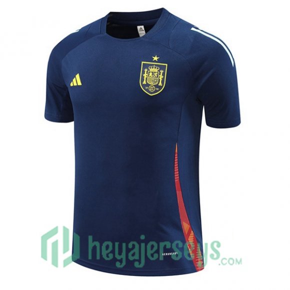 Spain Training T-Shirts Blue Royal 2024-2025