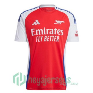 FC Arsenal Home Soccer Jerseys Red White 2024-2025