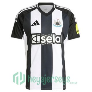 Newcastle United Home Soccer Jerseys White Black 2024-2025