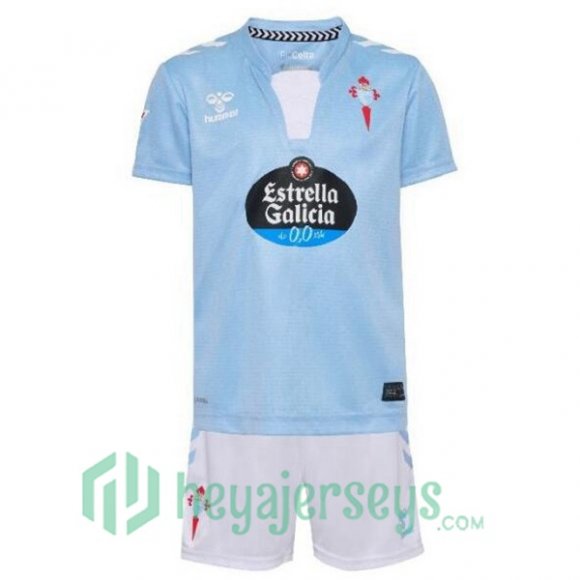 Celta Vigo Kids Home Soccer Jerseys Blue 2024-2025