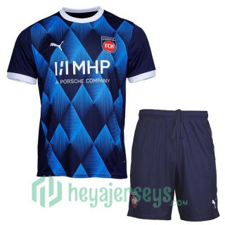 FC Heidenheim Kids Away Soccer Jerseys Blue 2024-2025