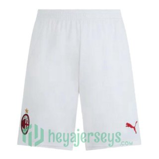 AC Milan Home Soccer Shorts White 2024-2025