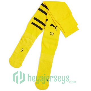 Borussia Dortmund Home Soccer Socks Yellow 2024-2025