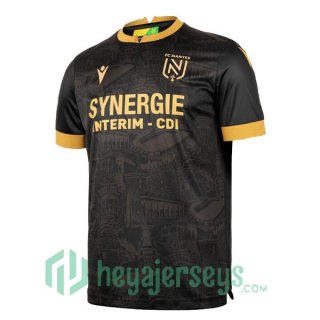 FC Nantes Away Soccer Jerseys Black 2024-2025