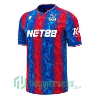 Crystal Palace Home Soccer Jerseys Red Blue 2024-2025