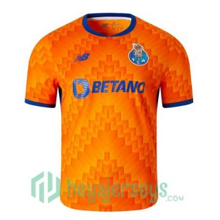 FC Porto Away Soccer Jerseys Orange 2024-2025
