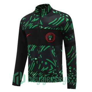 Training Jacket Nigeria Black Green 2024-2025