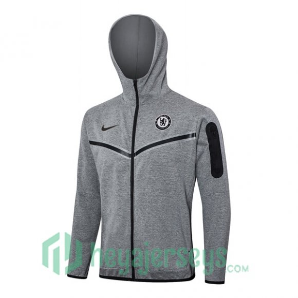 Hooded Sweatshirt FC Chelsea Gray 2024-2025