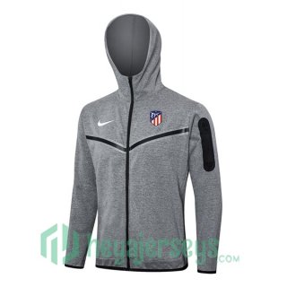 Hooded Sweatshirt Atletico Madrid Gray 2024-2025