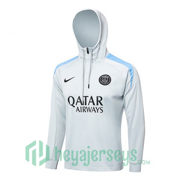 Hooded Sweatshirt Paris Saint Germain White 2024-2025