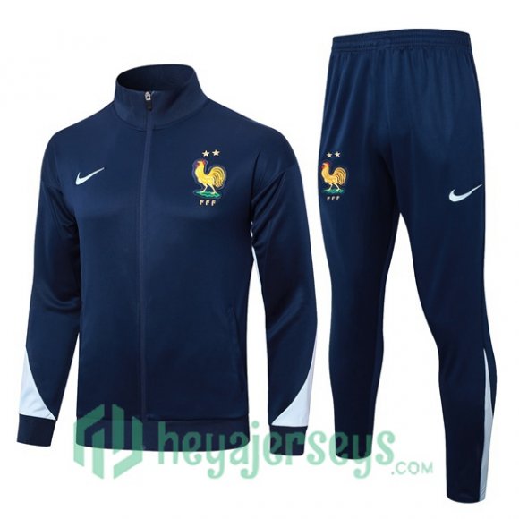 Training Jacket France Blue Royal 2024-2025