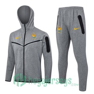 Tracksuit - Hooded France Gray 2024-2025