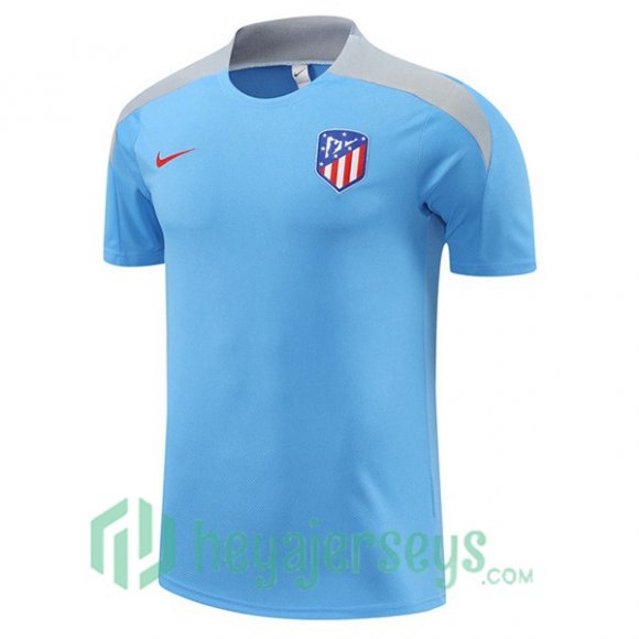 Atletico Madrid Training T-Shirts Blue 2024-2025