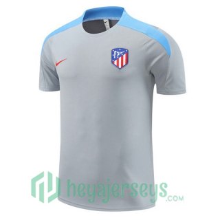 Atletico Madrid Training T-Shirts Gray 2024-2025
