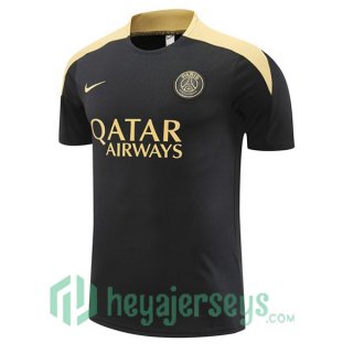 Paris Saint Germain Training T-Shirts Black 2024-2025