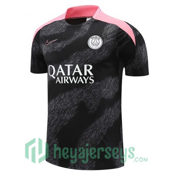 Paris Saint Germain Training T-Shirts Black 2024-2025