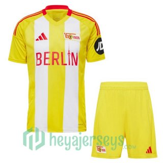 FC Union Berlin Kids Third Soccer Jerseys Yellow 2024-2025